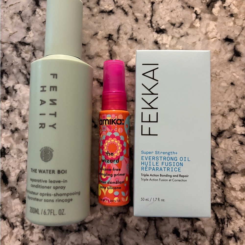 Fenty, Fekkai, Amika hair bundle, Brand New